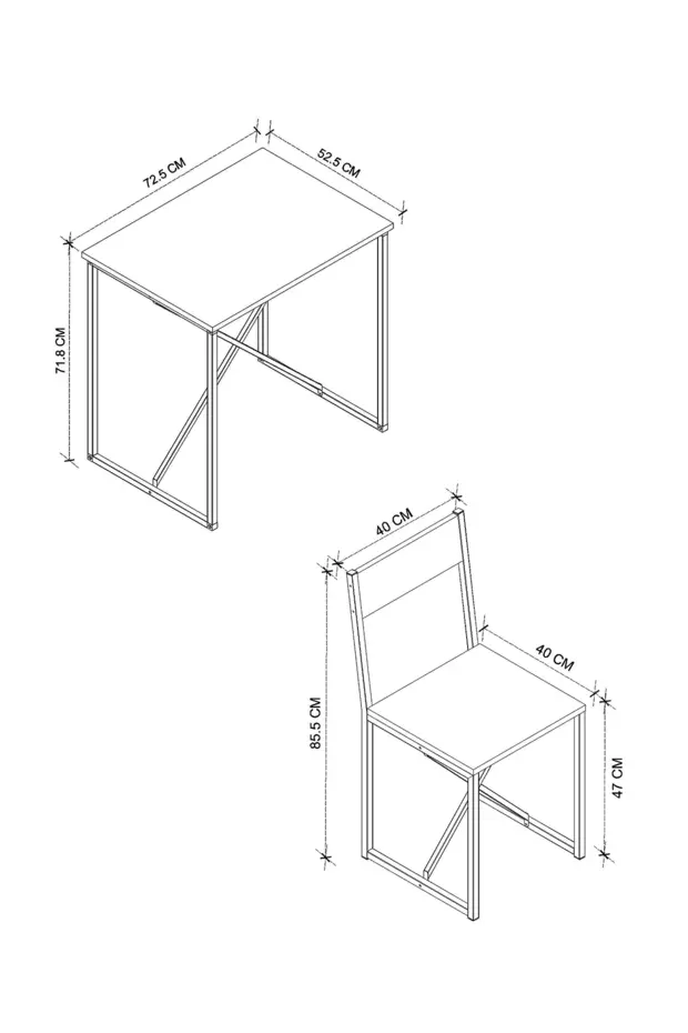 2li Mutfak Seti Mutfak Masa ve Sandalye Seti Balkon Masası Cafe Seti Maysa Beyaz
